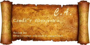 Czmór Alexandra névjegykártya